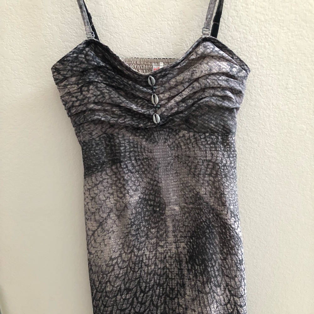 Free People orange label silk dress. Amazing!